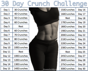 June Challenge ! #crunchchallenge #fitisin 30 Day Crunch Challenge ...